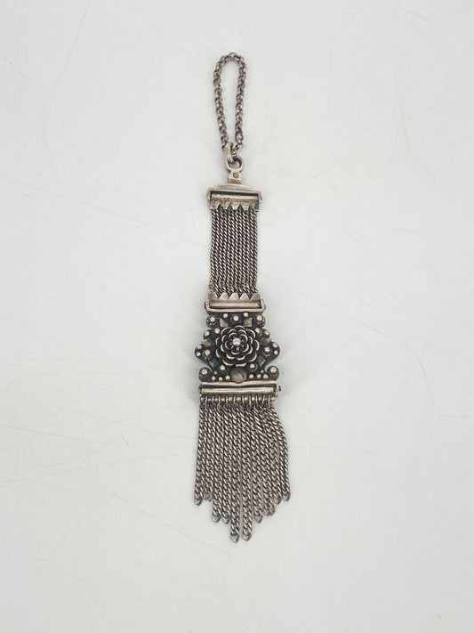 Osmanische Chatelaine aus Silber mit Tughra Monogramm