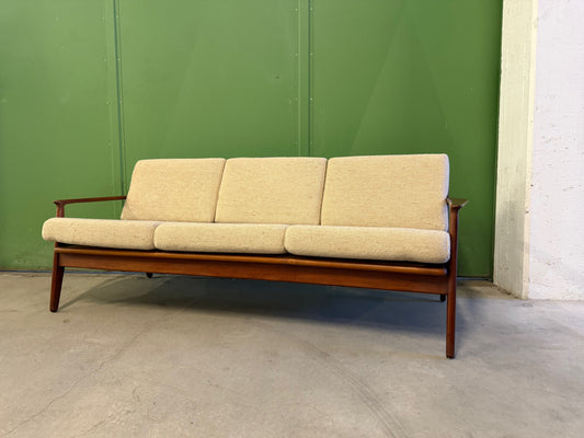 Teak 3-Sitzer Sofa von Arne Vodder für Vamo Sonderborg, Dänemark 1960er