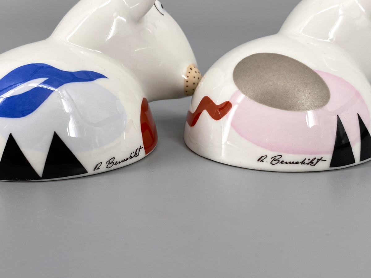 Salz- und Pfefferstreuer Mäuse von R. Benedikt für Villeroy & Boch, Frankreich