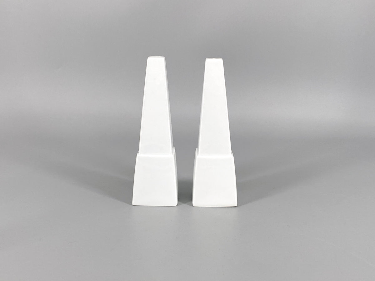 Salz- und Pfeffer Streuer "Il Faro" aus Porzellan von Aldo Rossi für Rosenthal