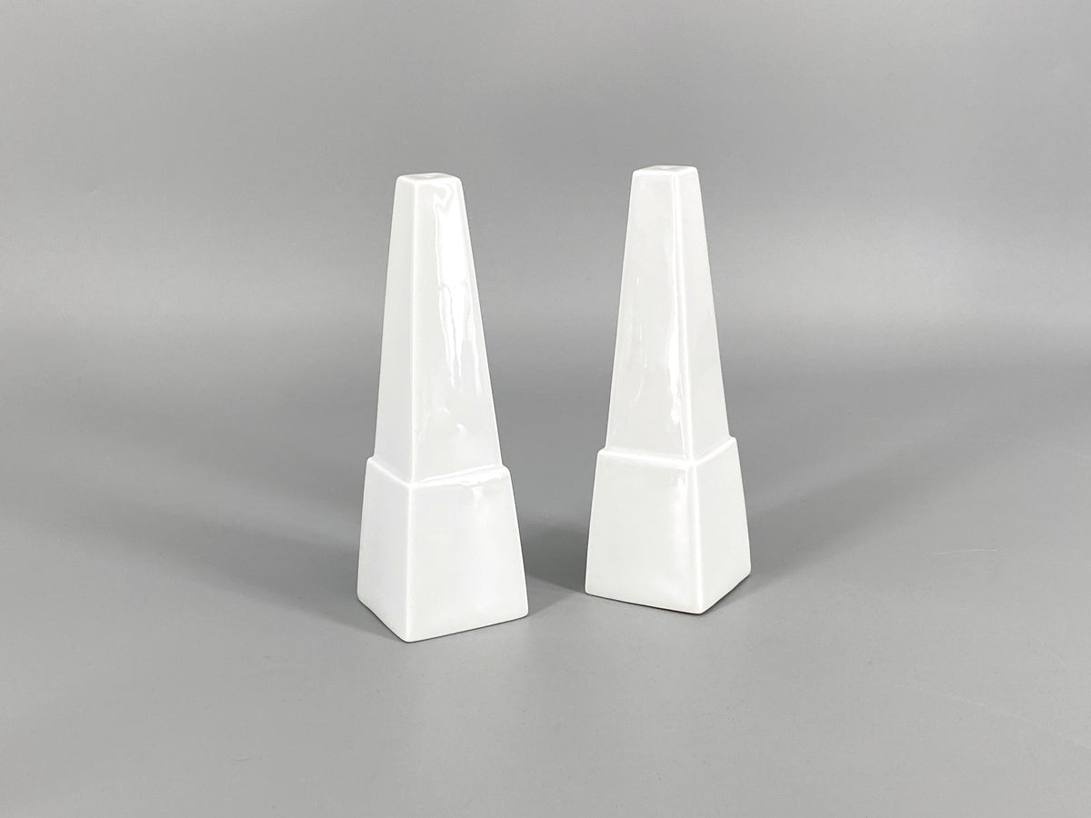 Salz- und Pfeffer Streuer "Il Faro" aus Porzellan von Aldo Rossi für Rosenthal