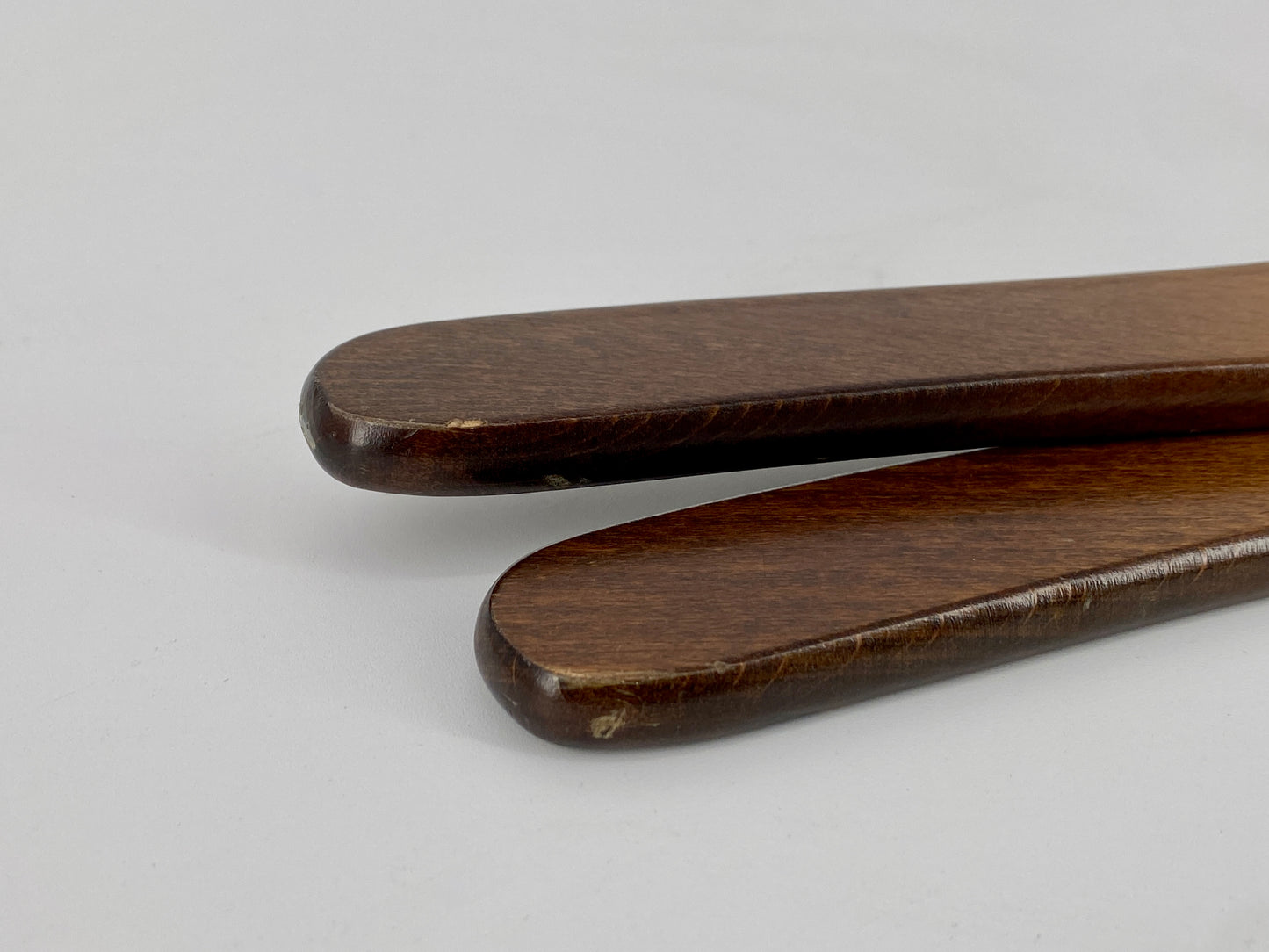 5 stabile Kleiderbügel aus Holz, Vintage