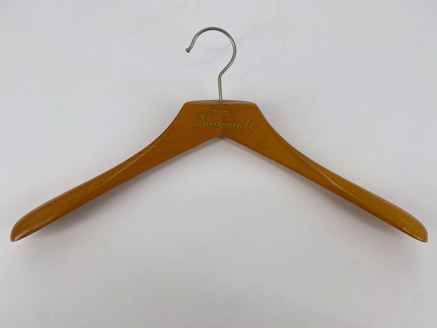 17 Holzkleiderbügel von Union: Record, Privat und Diplomat, Deutschland, 1960er