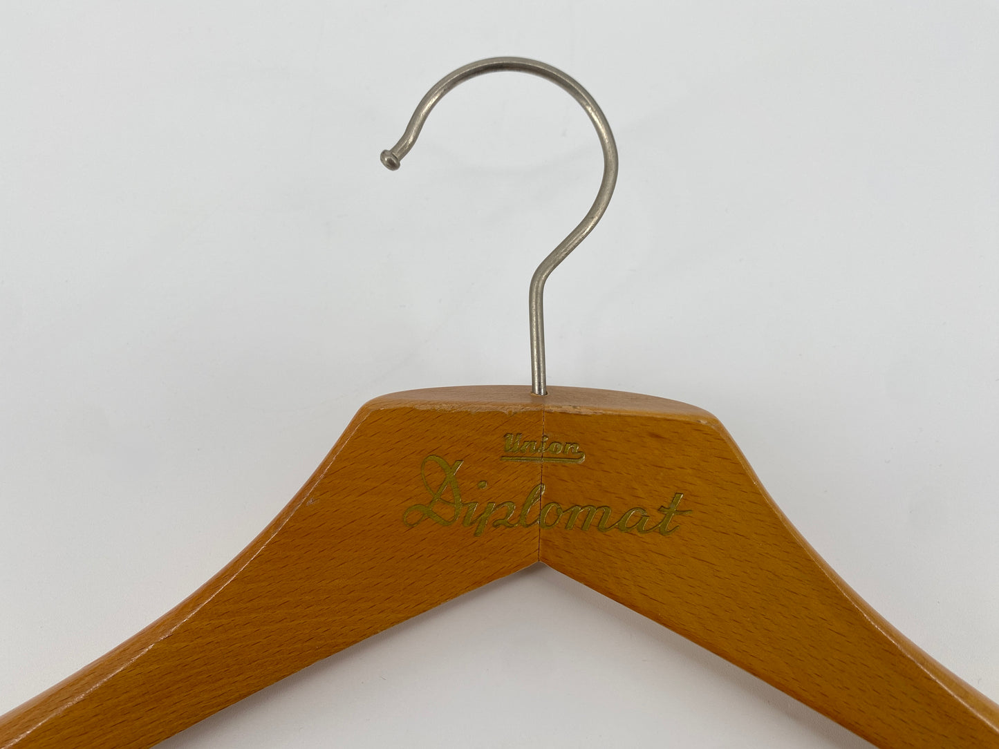 17 Holzkleiderbügel von Union: Record, Privat und Diplomat, Deutschland, 1960er