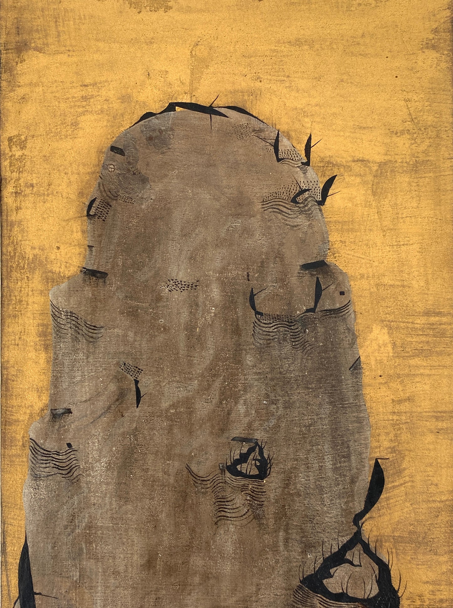 Reihe aus drei Gemälden von Dieter Krüll (geb. 1949), 1971