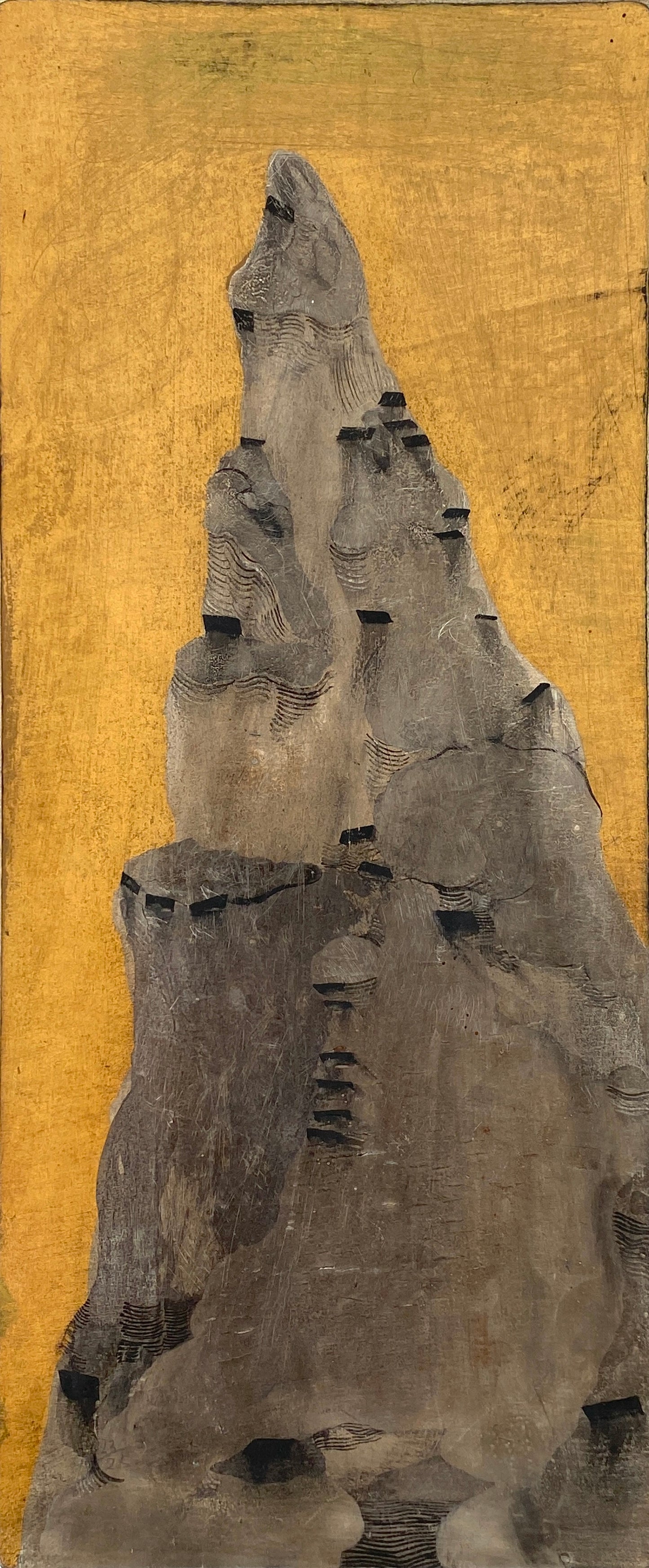 Reihe aus drei Gemälden von Dieter Krüll (geb. 1949), 1971