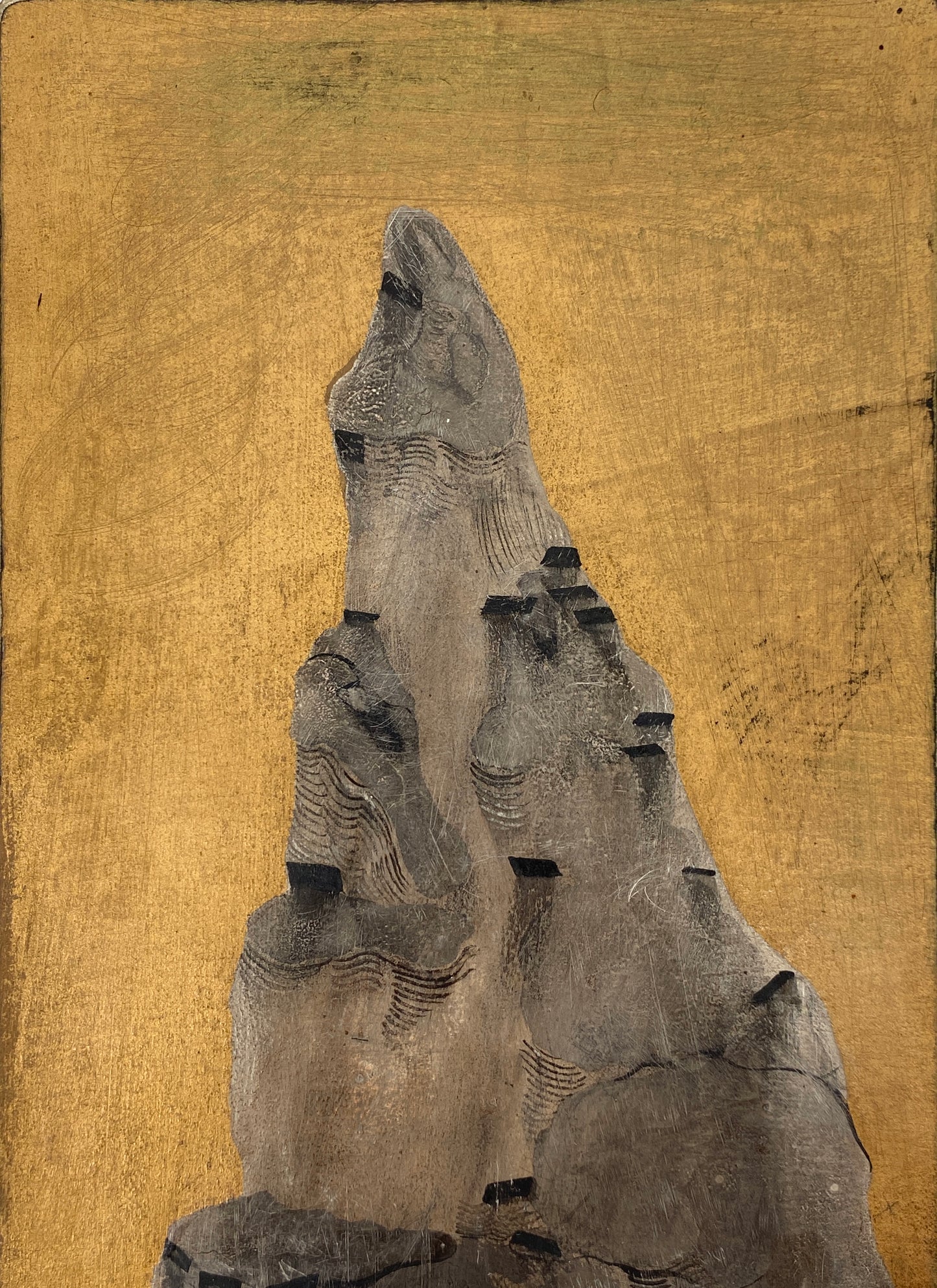 Reihe aus drei Gemälden von Dieter Krüll (geb. 1949), 1971
