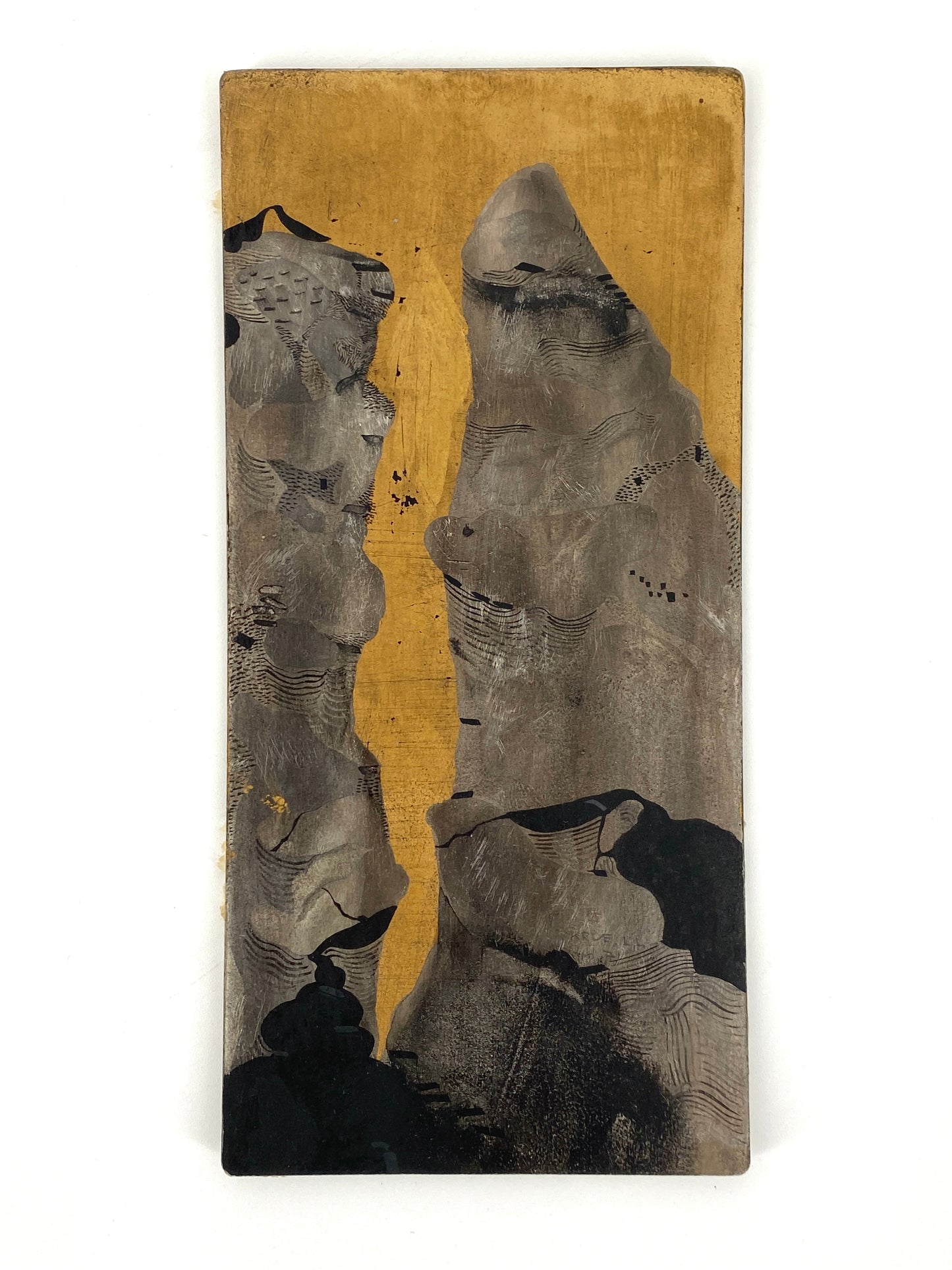 Reihe aus drei Gemälden von Dieter Krüll (geb. 1949), 1971