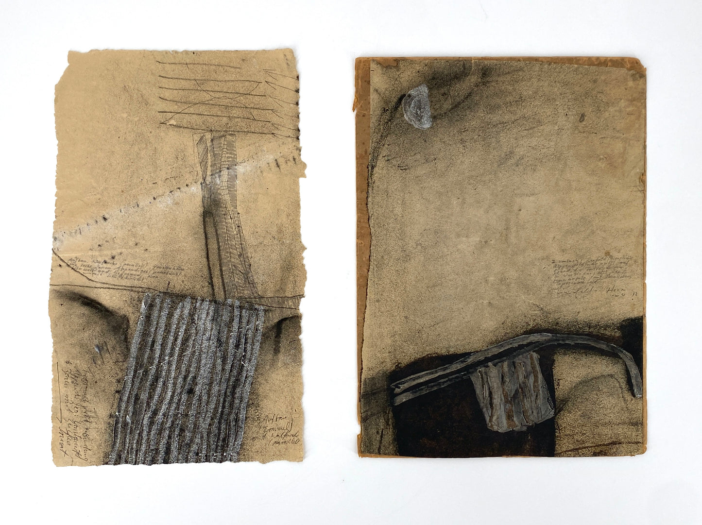 Zwei artistische Gemälde von Dieter Krüll (geb. 1949), 1972