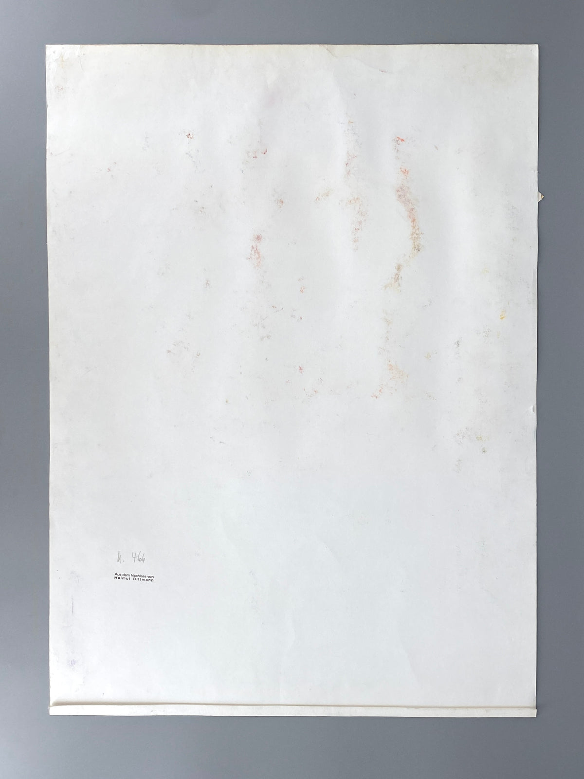 Dynamische Collage von Helmut Dittmann (1931–2000) mit Signatur und Nachlassstempel, 1989