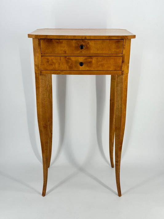 Nähtisch, Beistelltisch, Birke, Biedermeier