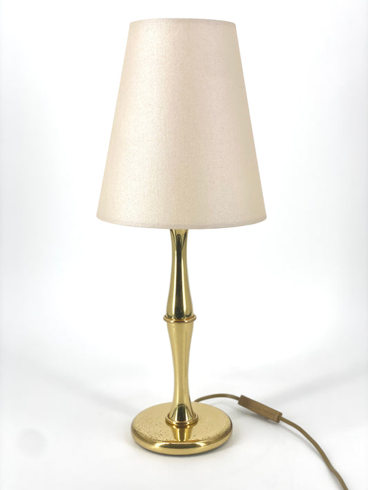 Tischlampe im Jugendstil, Messinghals