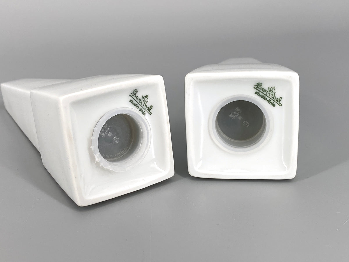 Salz- und Pfeffer Streuer "Il Faro" aus Porzellan von Aldo Rossi für Rosenthal