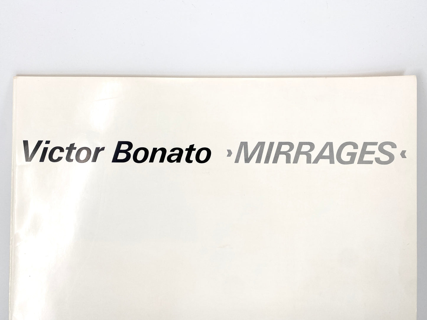 Victor Bonato, Mirrages Kunstbuch/Edition