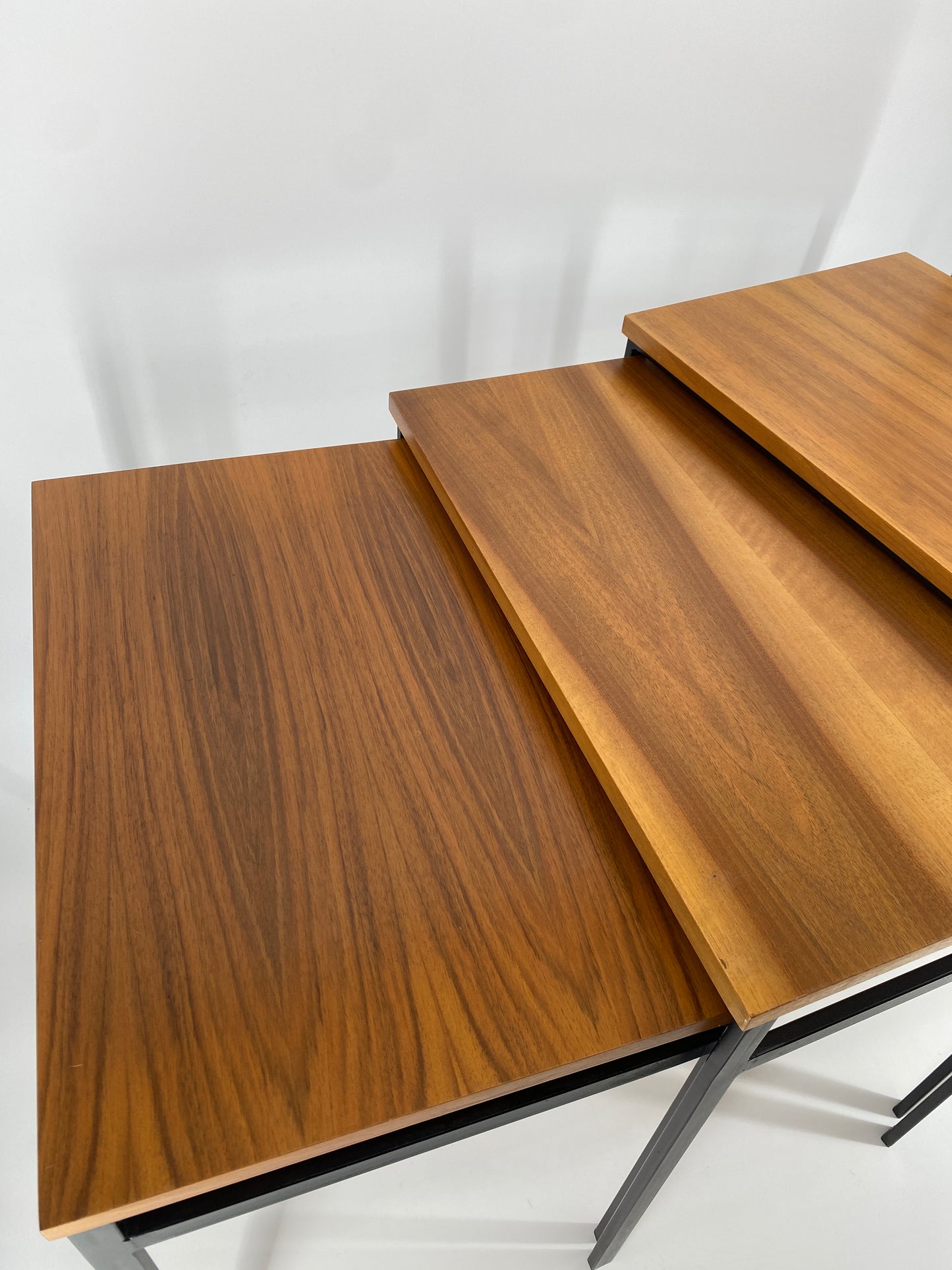 3 Satztische im Mid Century Design mit Teakholz, 1960er