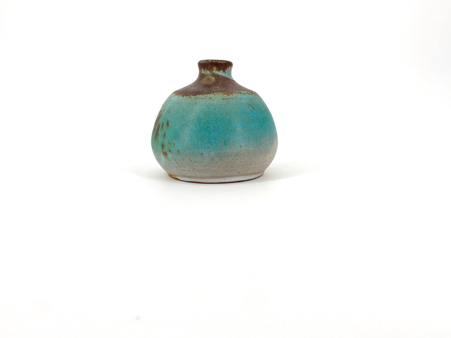 Kleine Vase, Vintage-Grün