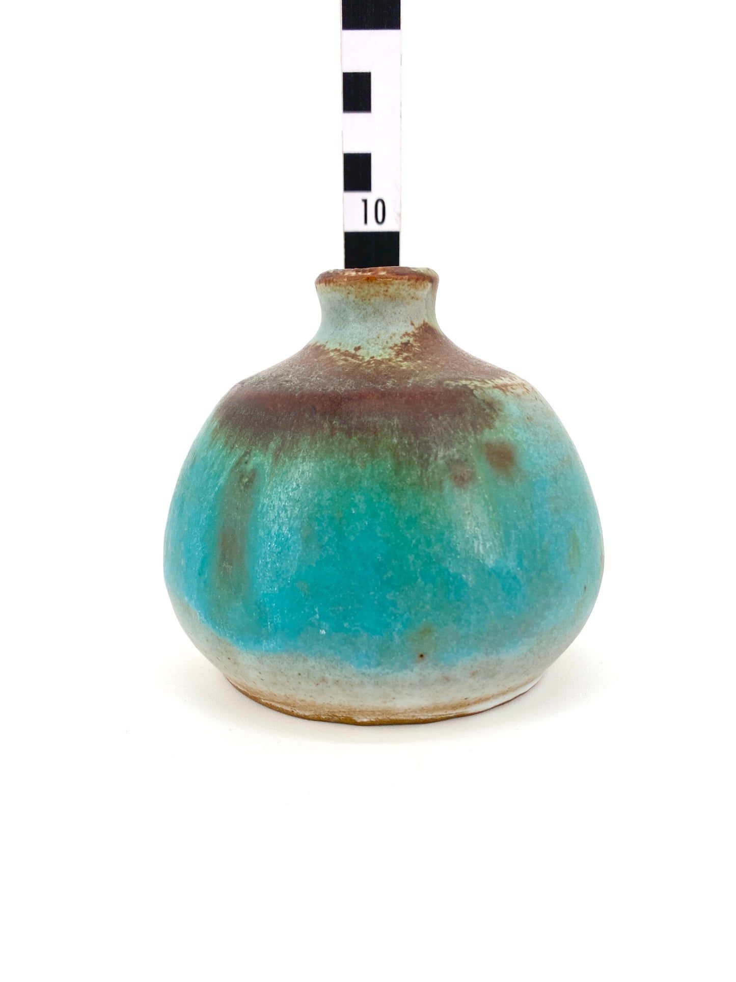 Kleine Vase, Vintage-Grün