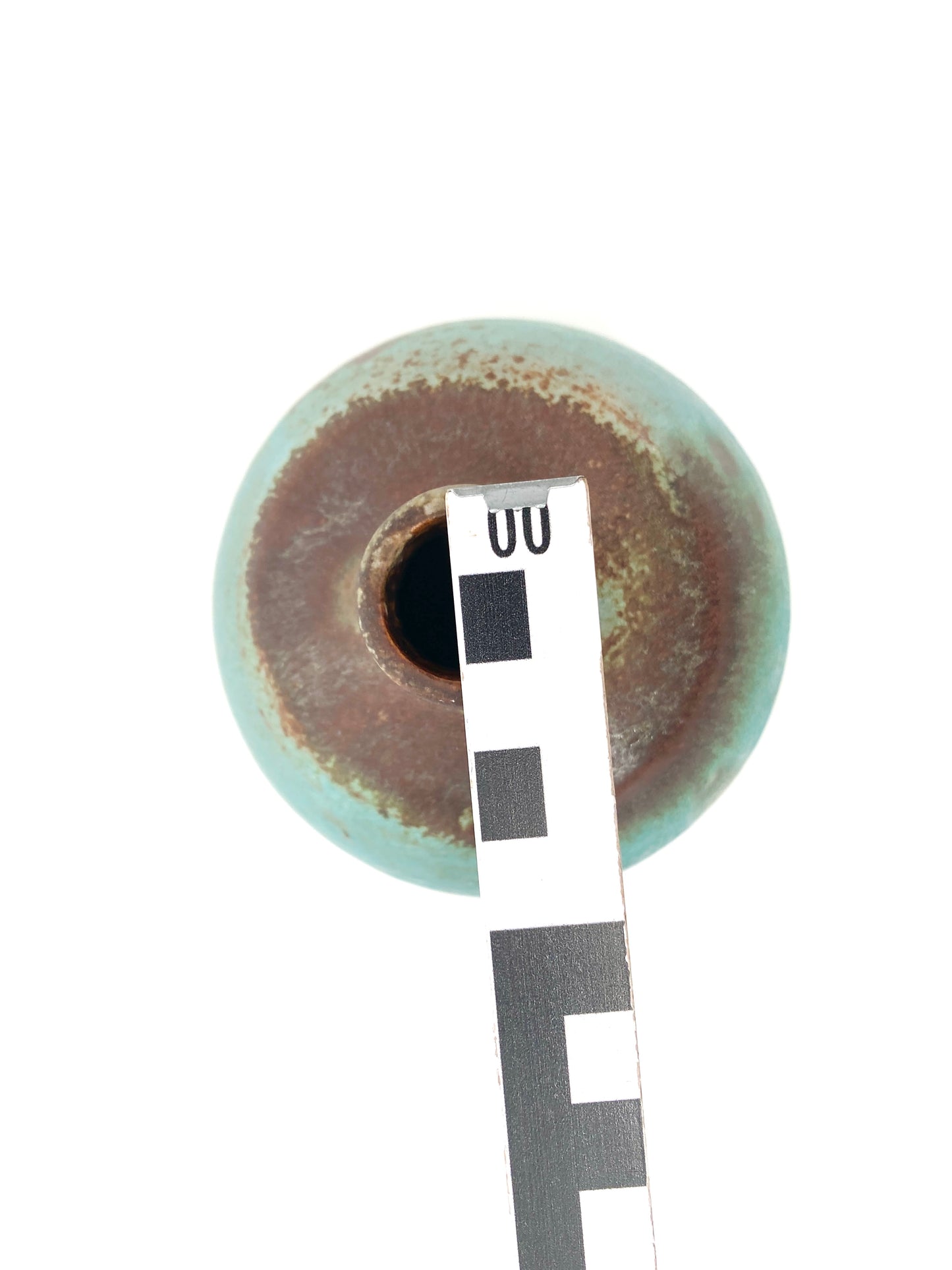 Kleine Vase, Vintage-Grün