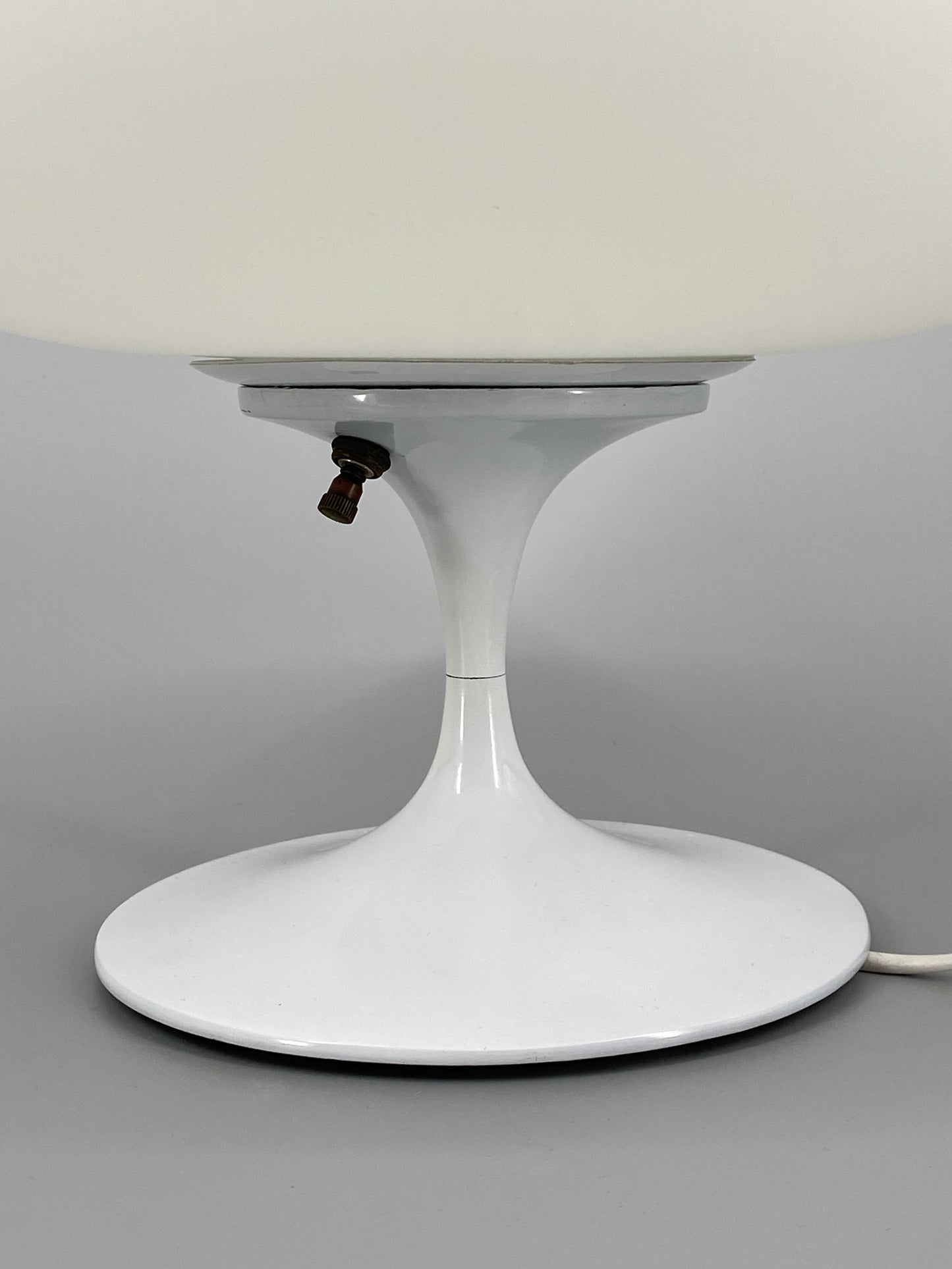 #1 Mushroom Tischlampe aus Glas von Bill Curry für Laurel Lamp Co., 1960er