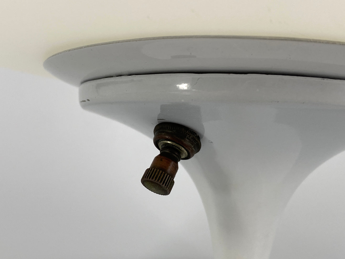 #1 Mushroom Tischlampe aus Glas von Bill Curry für Laurel Lamp Co., 1960er