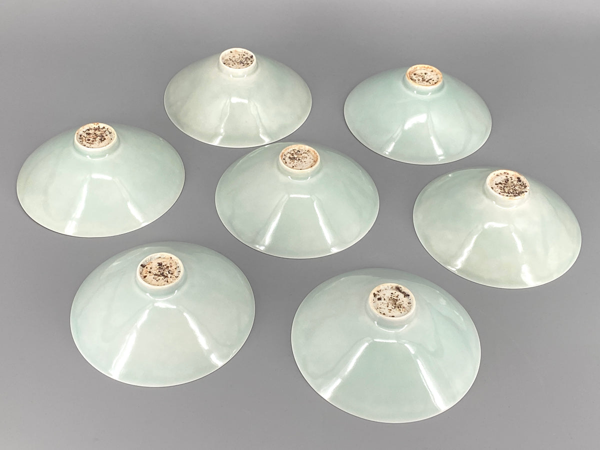 chinesische Qingbai Porzellan Schale, mit floralem Dekor