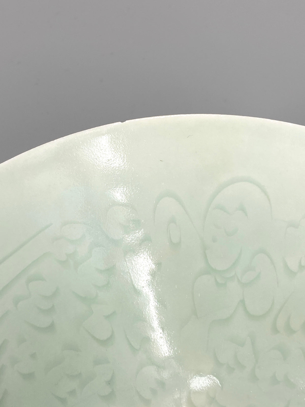 chinesische Qingbai Porzellan Schale, mit floralem Dekor