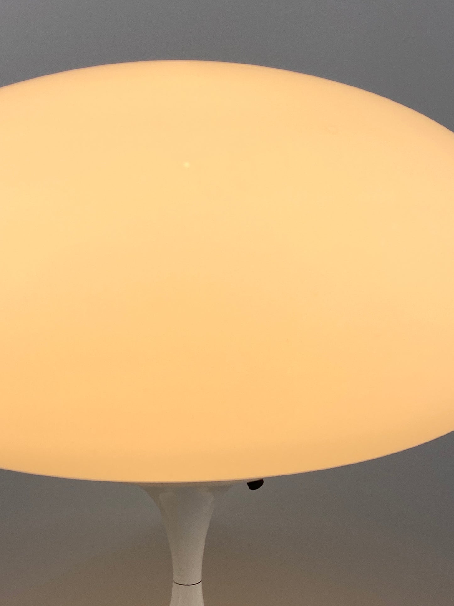 #1 Mushroom Tischlampe aus Glas von Bill Curry für Laurel Lamp Co., 1960er