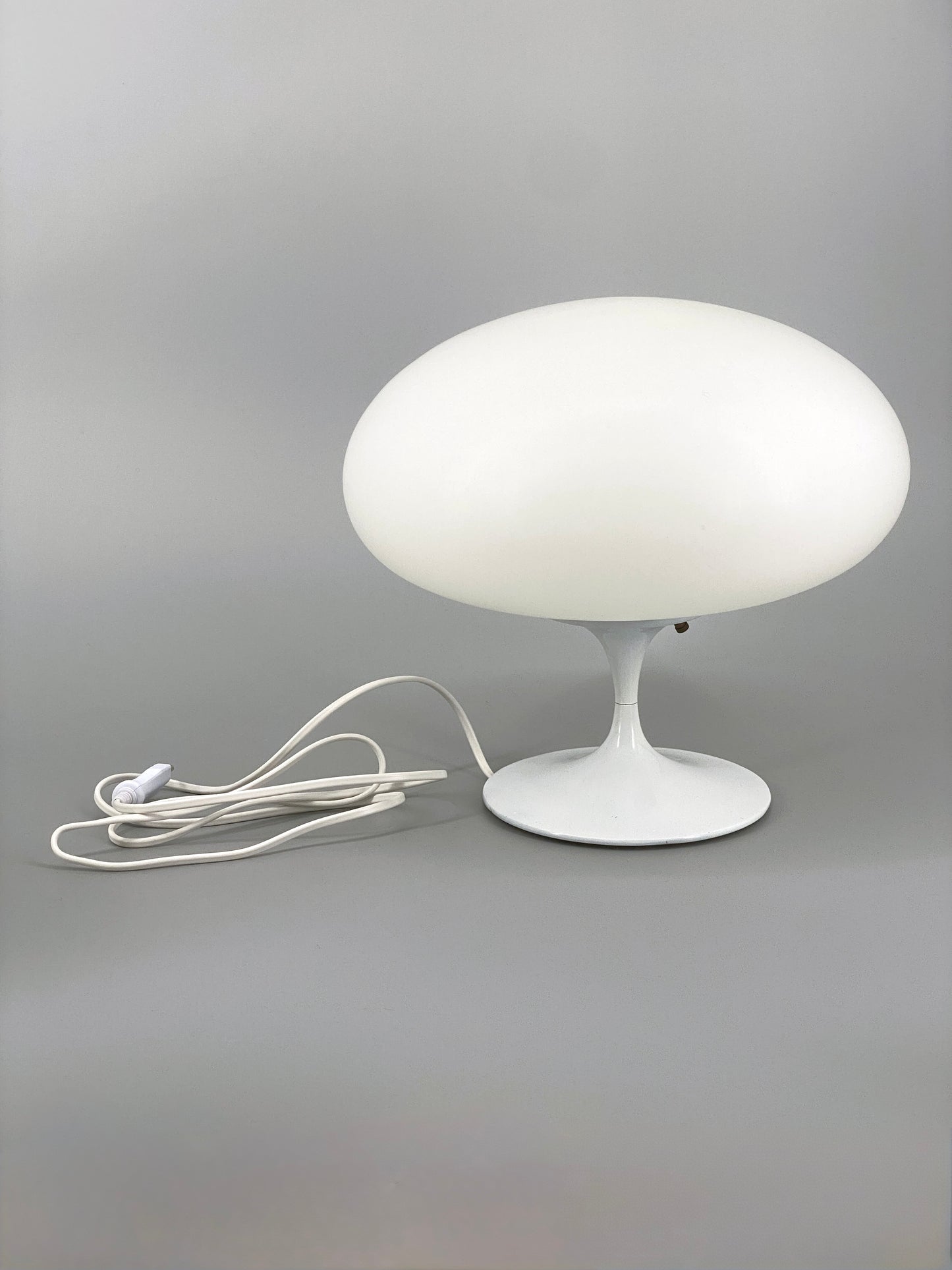 #1 Mushroom Tischlampe aus Glas von Bill Curry für Laurel Lamp Co., 1960er