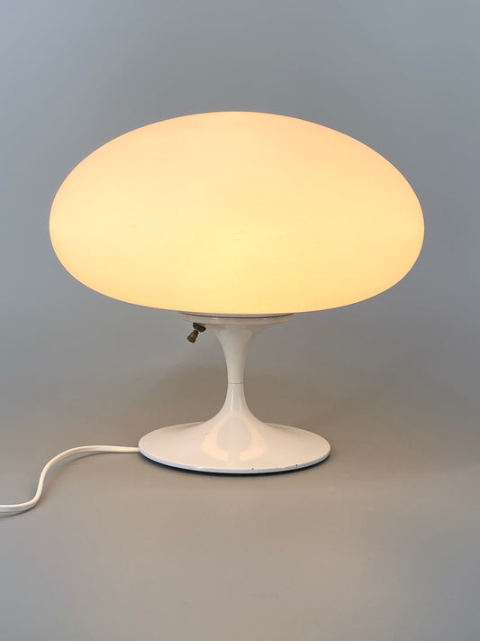 #2 Mushroom Tischlampe aus Glas von Bill Curry für Laurel Lamp Co., 1960er