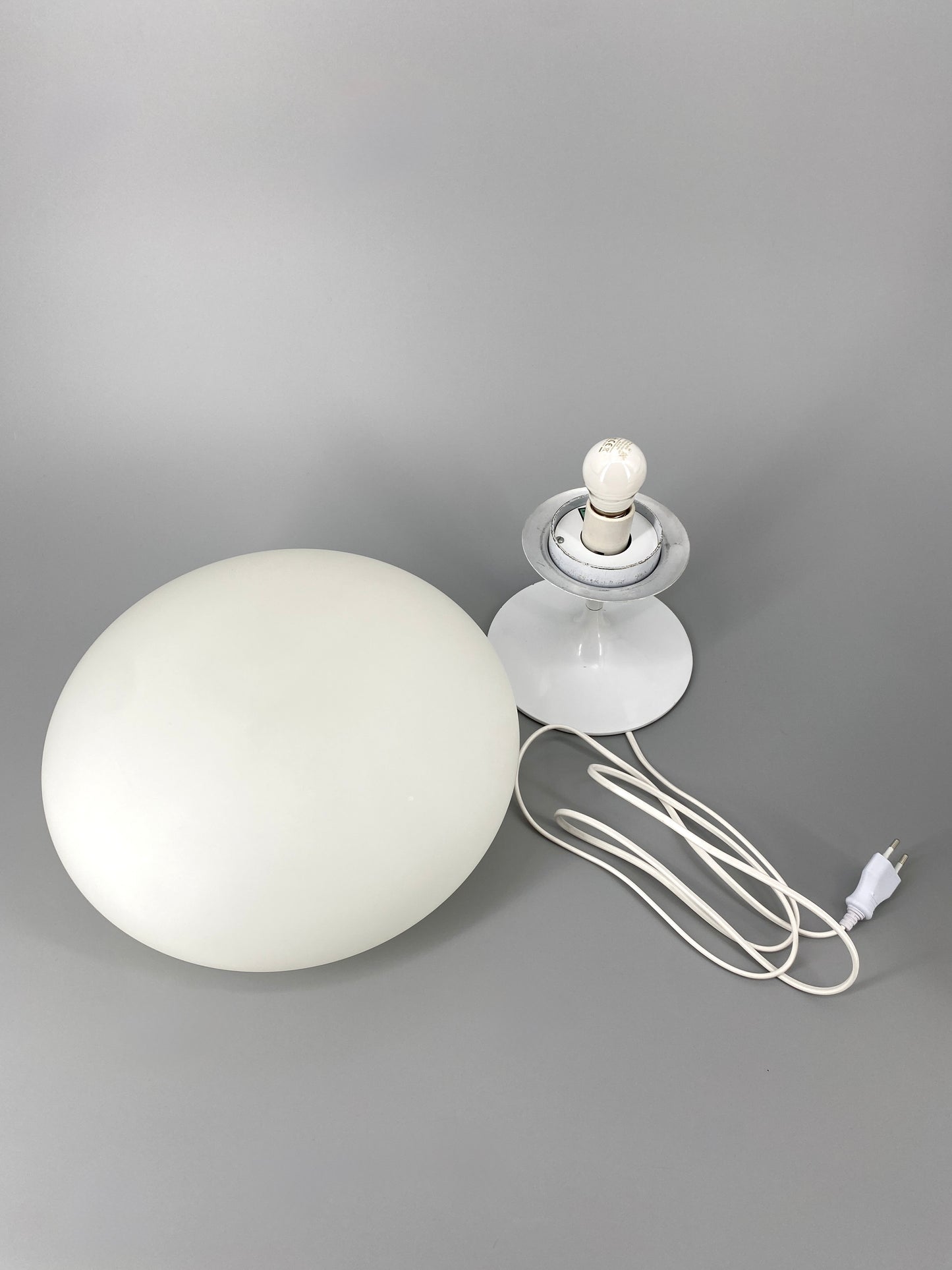 #2 Mushroom Tischlampe aus Glas von Bill Curry für Laurel Lamp Co., 1960er