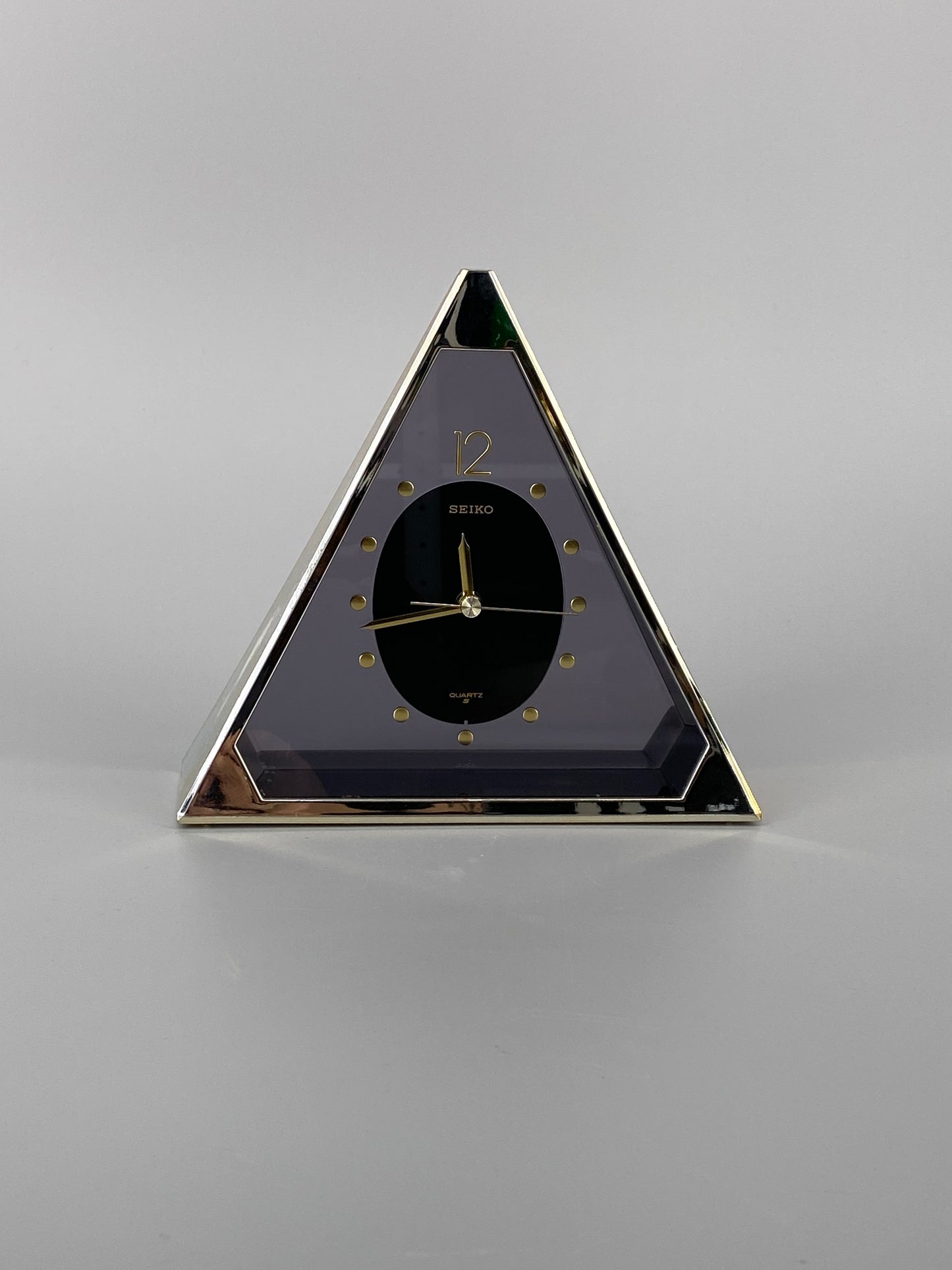 Goldene Pyramidenuhr von Seiko, Japan, 90er