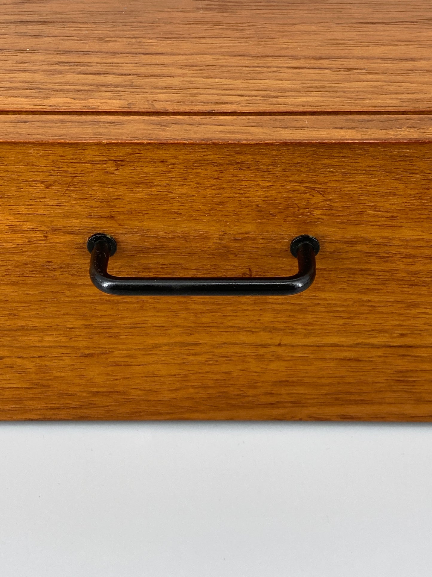Mid Century Wandkonsole aus Teakholz, 60er