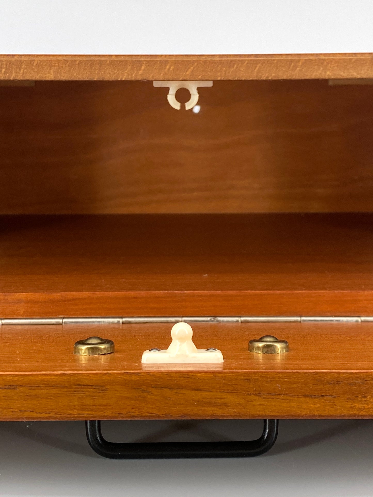 Mid Century Wandkonsole aus Teakholz, 60er