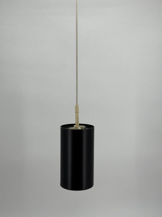 Pendelleuchte, Dänisches Design, Schwarz, 60er
