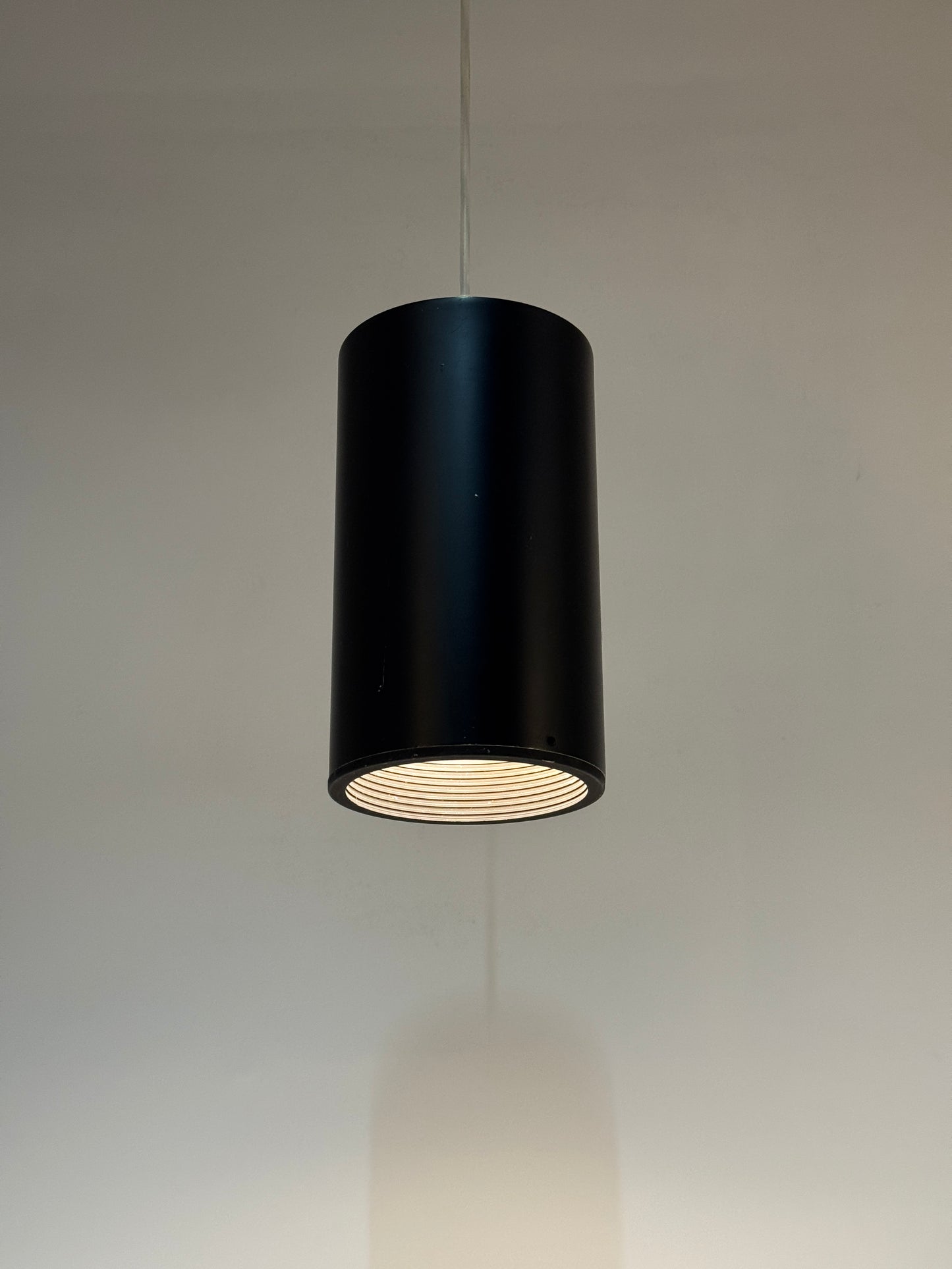 Pendelleuchte, Dänisches Design, Schwarz, 60er
