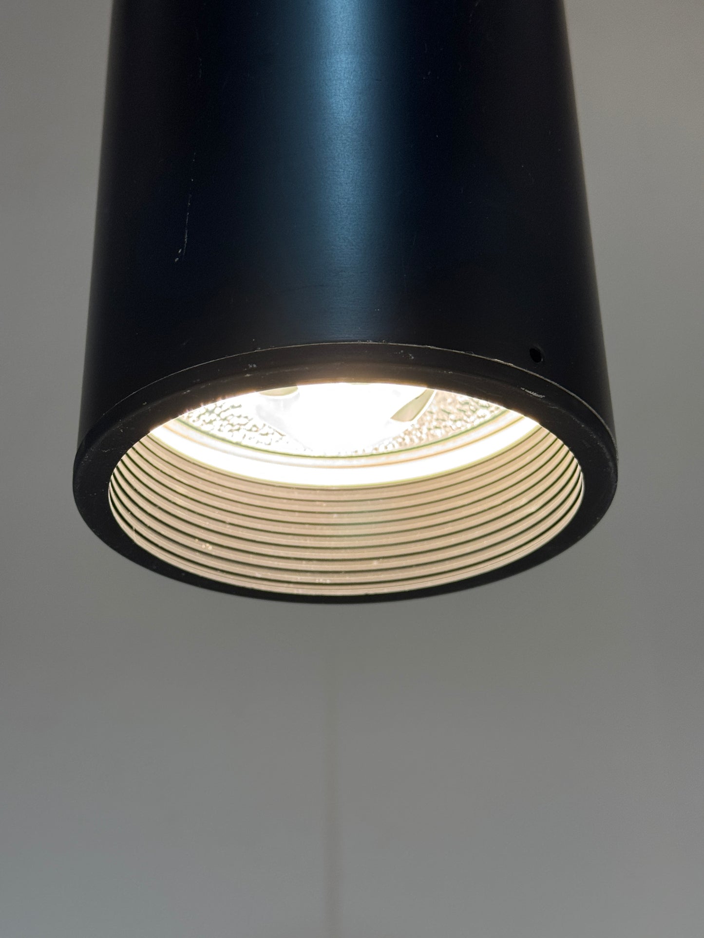 Pendelleuchte, Dänisches Design, Schwarz, 60er