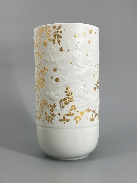 Porzellanvase von Bjørn Wiinblad für Rosenthal aus der Reihe "Die Zauberflöte", um 1980