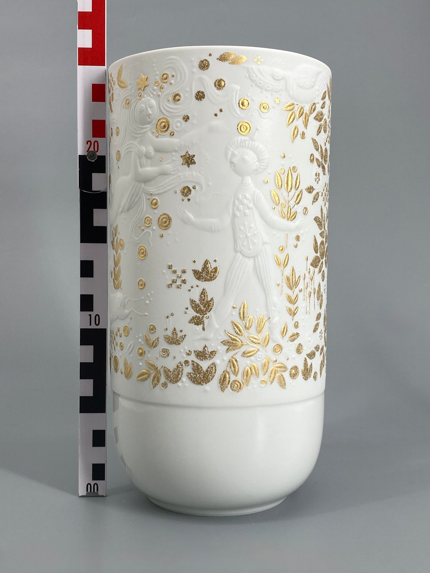 Porzellanvase von Bjørn Wiinblad für Rosenthal aus der Reihe "Die Zauberflöte", um 1980