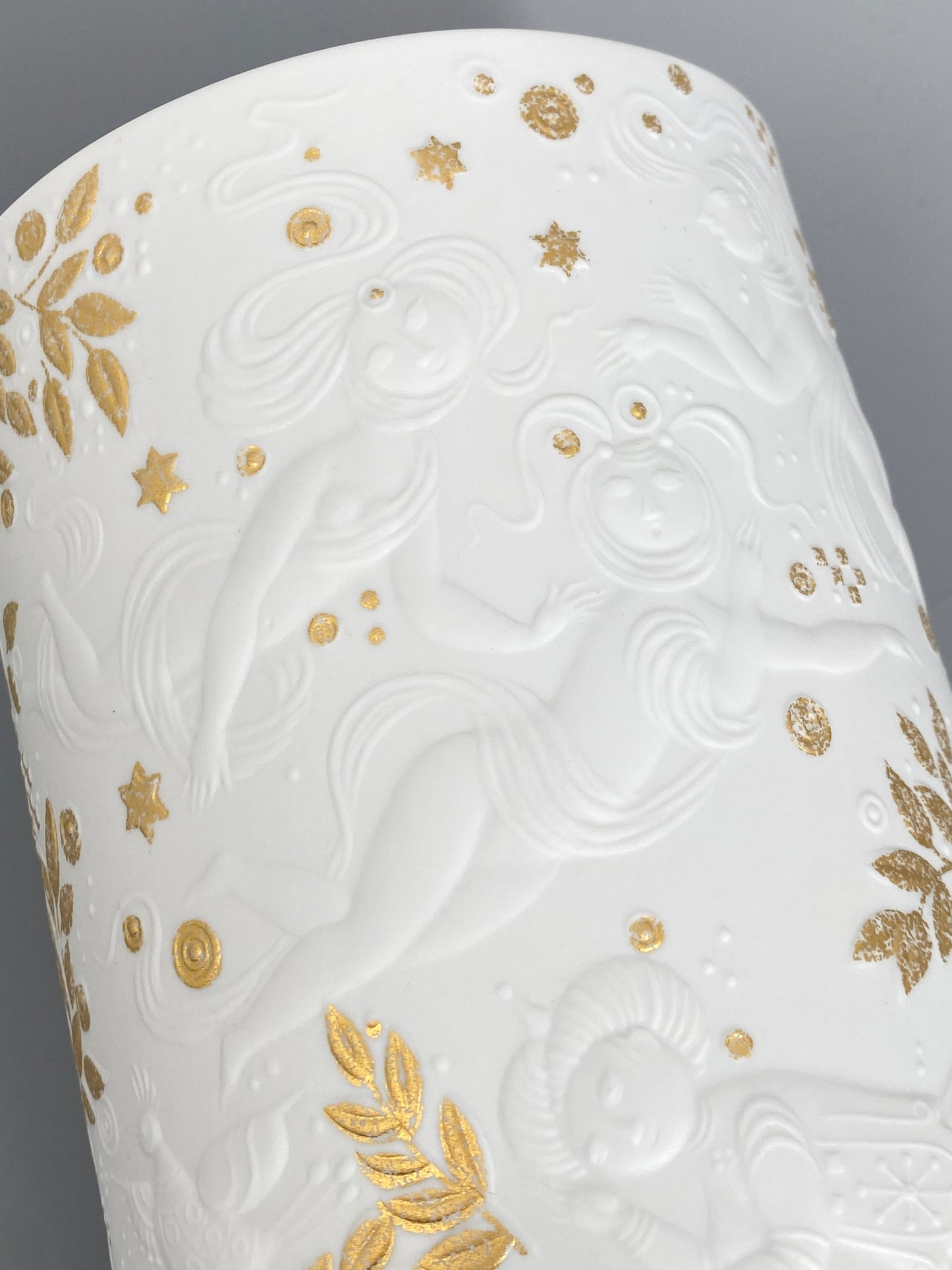 Porzellanvase von Bjørn Wiinblad für Rosenthal aus der Reihe "Die Zauberflöte", um 1980