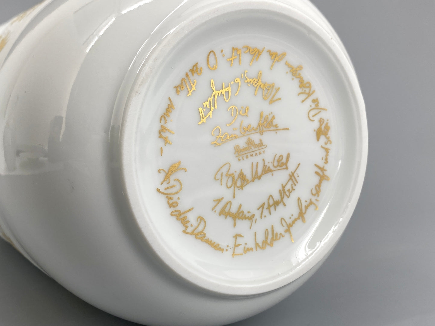 Porzellanvase von Bjørn Wiinblad für Rosenthal aus der Reihe "Die Zauberflöte", um 1980