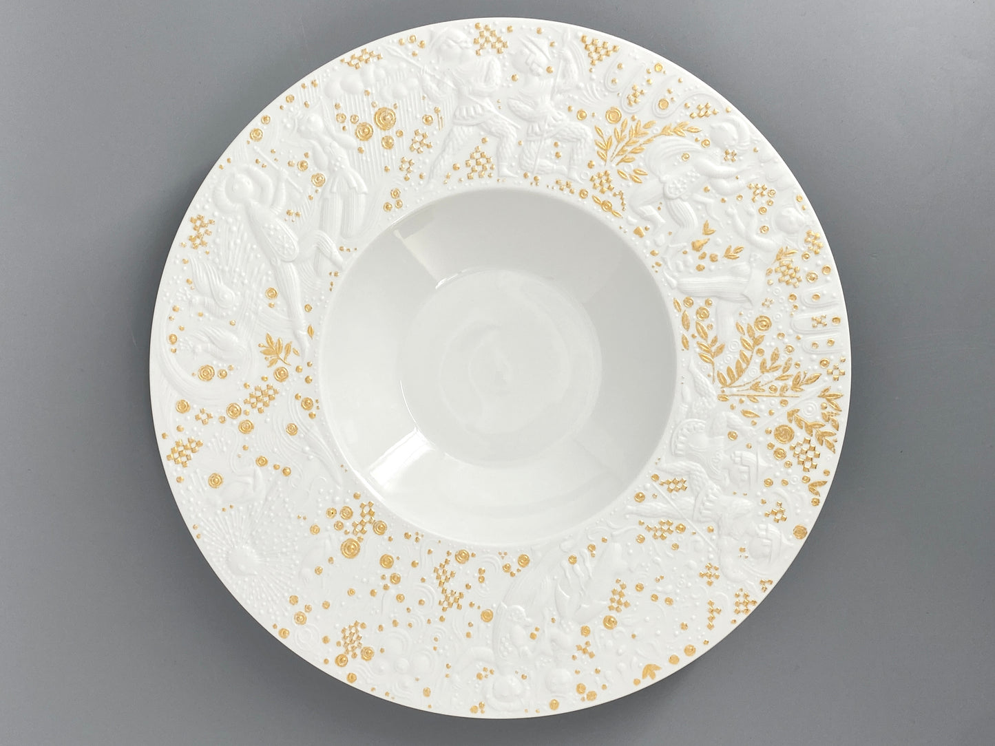 Porzellanteller von Bjørn Wiinblad für Rosenthal aus der Reihe "Die Zauberflöte", um 1980