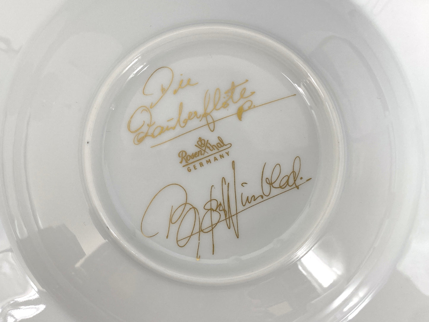 Porzellanteller von Bjørn Wiinblad für Rosenthal aus der Reihe "Die Zauberflöte", um 1980