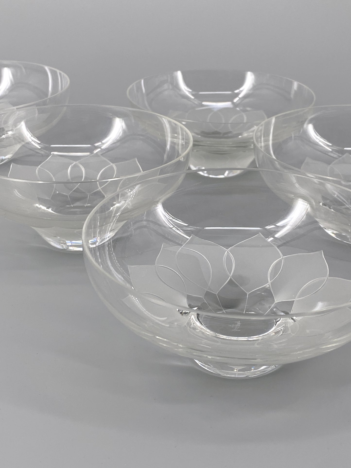 Glasschalen und Bowle Gläser "Lotus" von Rosenthal, 70er