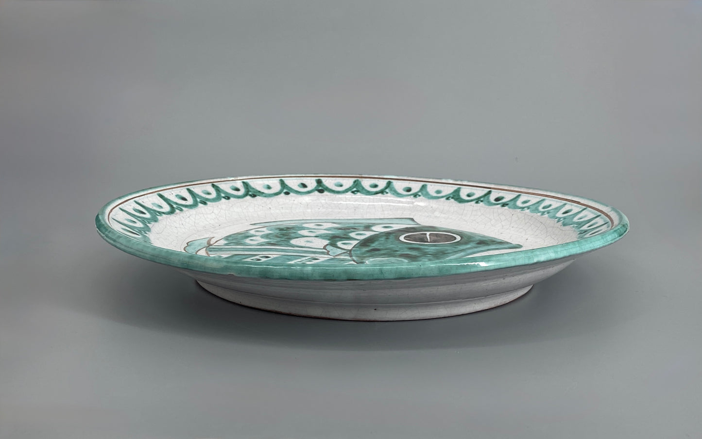 Wandteller mit Fischmotiv von Günther Stüdemann (1890–1981) aus den 40ern