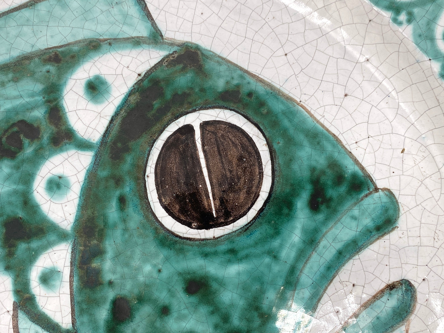 Wandteller mit Fischmotiv von Günther Stüdemann (1890–1981) aus den 40ern