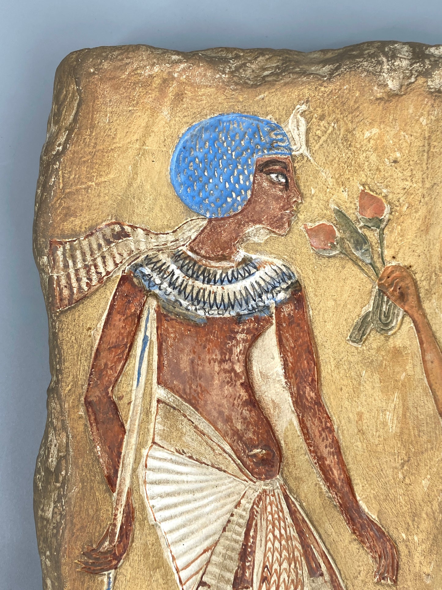 Replik, Gipsabdruck "Relief mit Darstellung eines Königs und einer Königin", 1351-1334 v. Chr. Ägypten