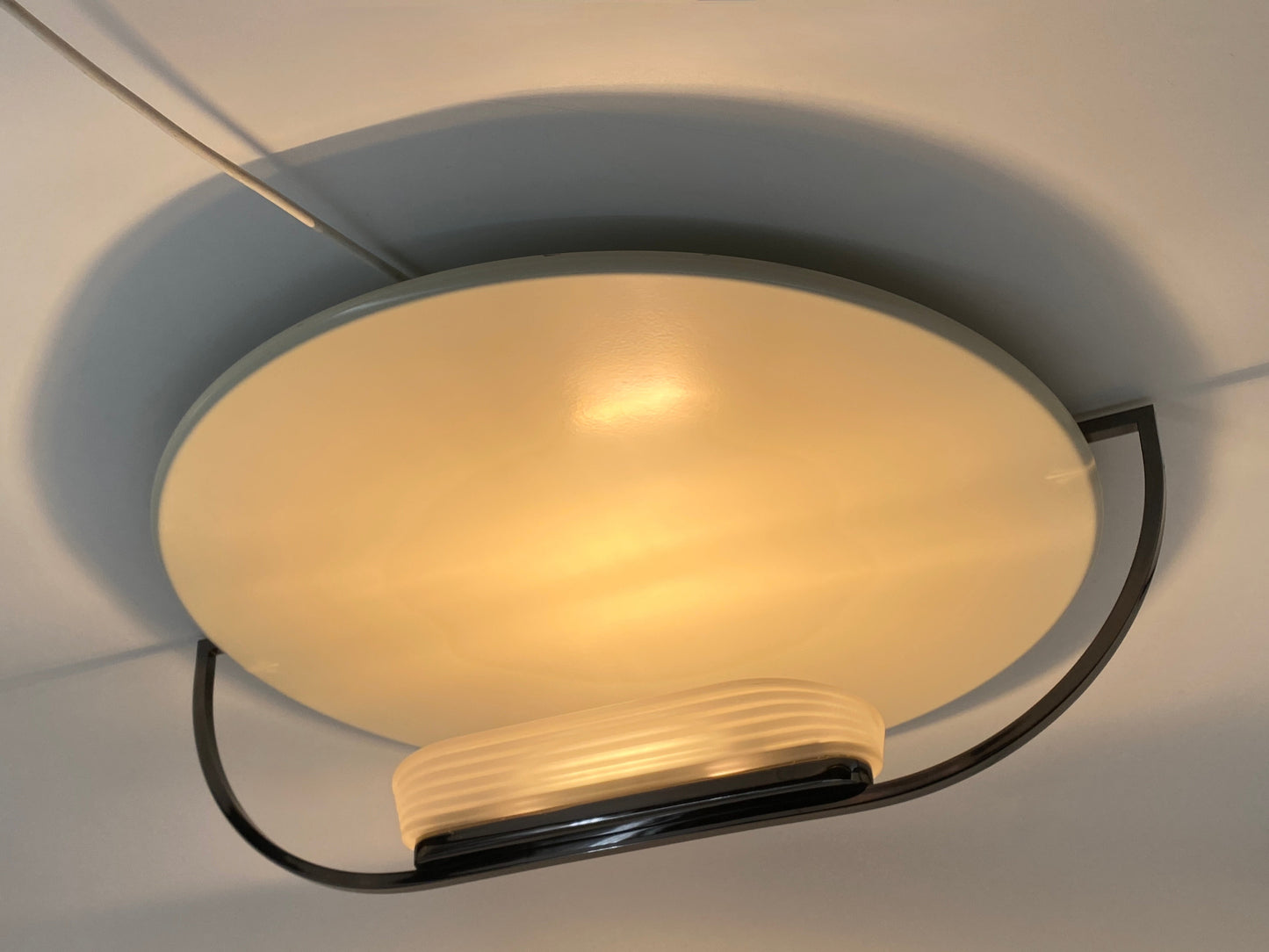Memphis Deckenlampe "Canoa" von Vicenzo Missanelli für Ladue, Italien 80er Jahre