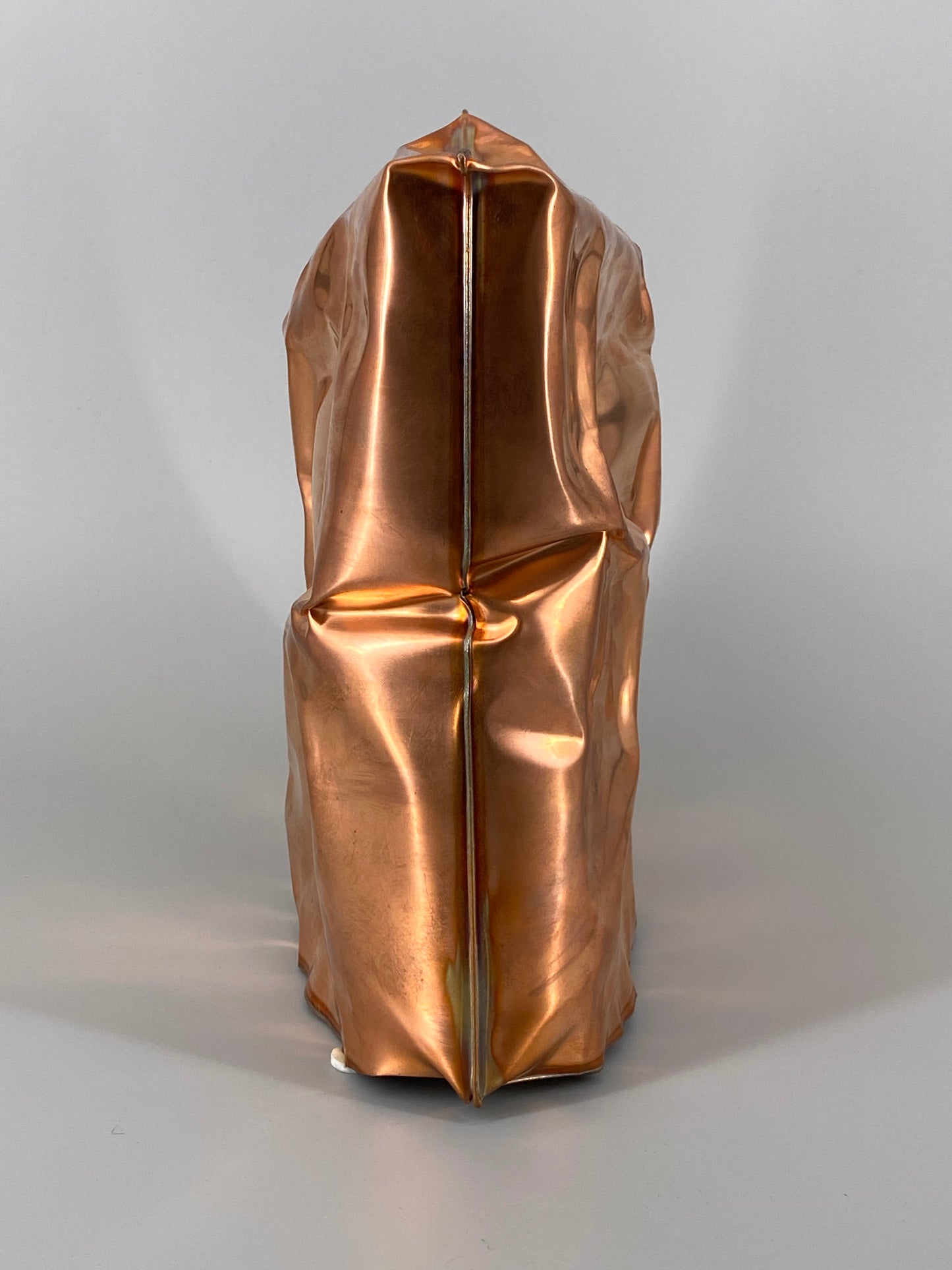 Metallkissen, Pop-Art Kunstobjekt, Kupfer
