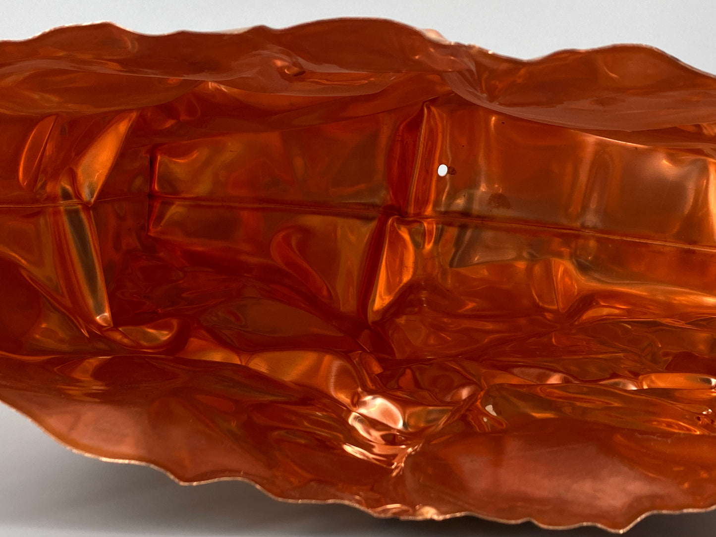 Metallkissen, Pop-Art Kunstobjekt, Kupfer