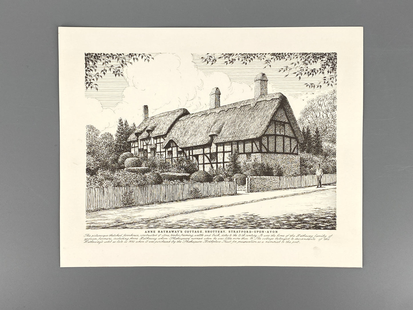 Lithografien von John Mortlock mit Motiven in Zusammenhang mit Shakepeare